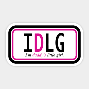 I'm daddy's little girl Sticker